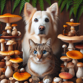 The Benefits of Our 8 Mushroom Extract Blend for Pets by Antioxi